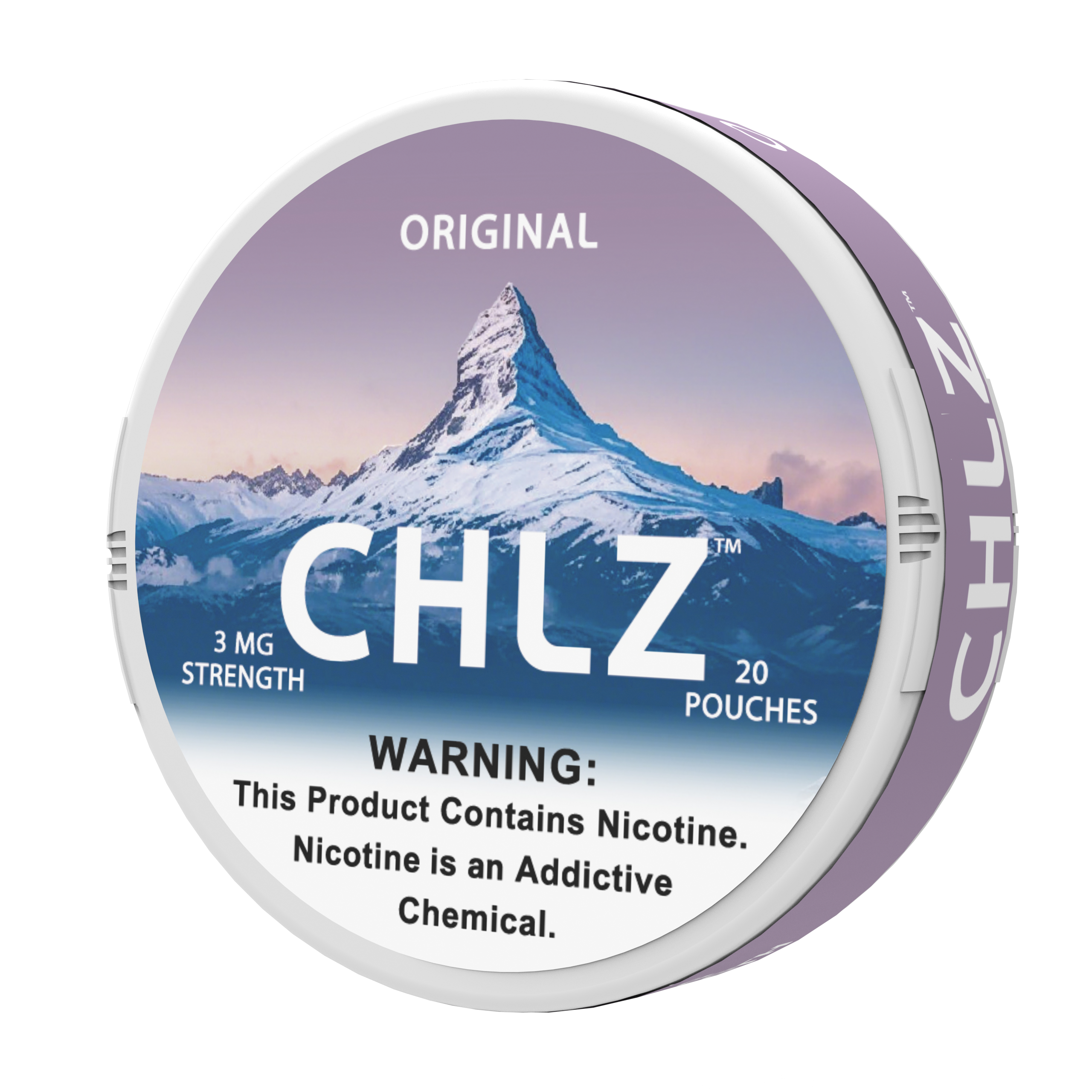 3mg Swiss CHLZ Original nicotine pouches 3mg tobacco-free can